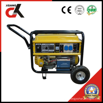 5kw Gasoline Generator Set with Handle and 8′ Wheel